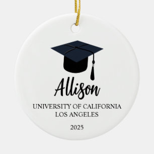 Personalized Graduation Gift, Graduation Ornament, Ceramic Ornament