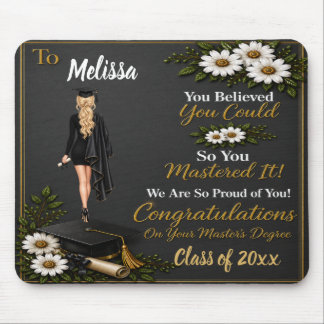 Personalized Graduation Keepsake Mouse Pad