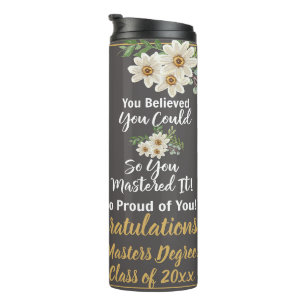 Personalized Graduation Keepsake Thermal Tumbler
