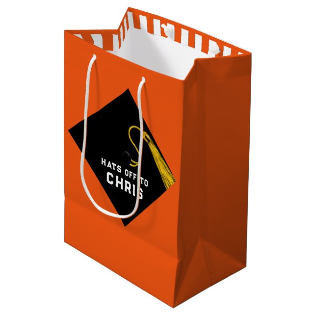 Personalized Graduation Medium Gift Bag (Front Angled)
