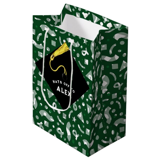Personalized Graduation Medium Gift Bag (Front Angled)