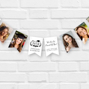 Personalized Graduation Party Photo Bunting