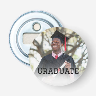 Personalized Graduation Photo Keepsake Memory Gift Bottle Opener