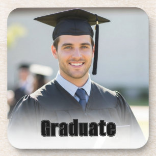 Personalized Graduation Photo Keepsake Memory Gift Coaster