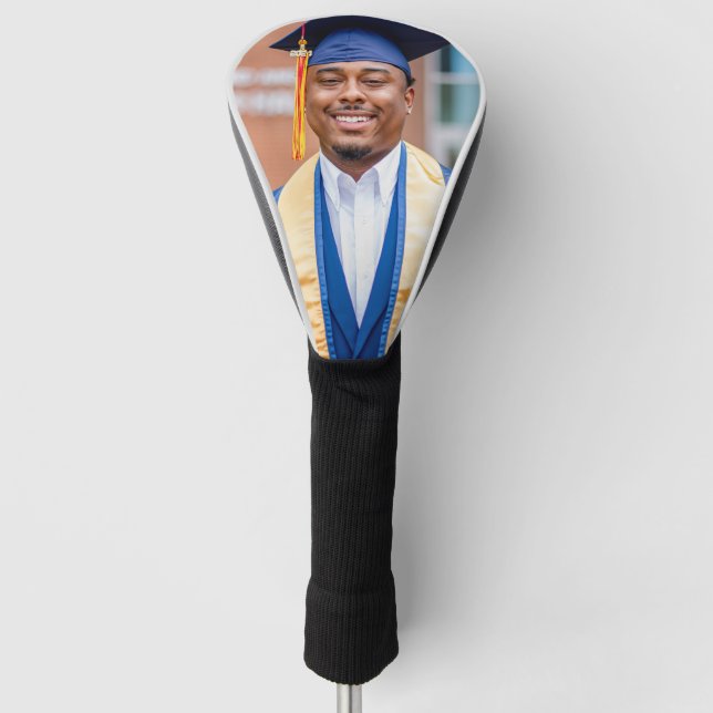 Personalized Graduation Photo Keepsake Memory Gift Golf Head Cover (Front)