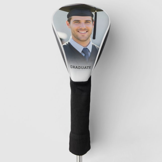 Personalized Graduation Photo Keepsake Memory Gift Golf Head Cover (Front)