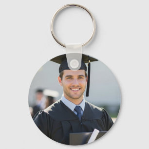 Personalized Graduation Photo Keepsake Memory Gift Key Ring
