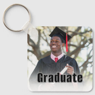 Personalized Graduation Photo Keepsake Memory Gift Key Ring