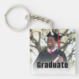 Personalized Graduation Photo Keepsake Memory Gift Key Ring