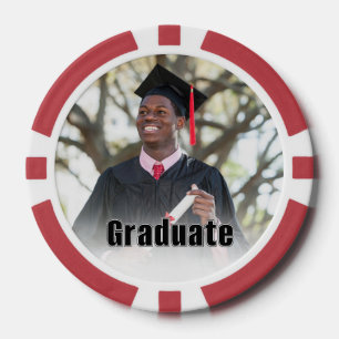 Personalized Graduation Photo Keepsake Memory Gift Poker Chips