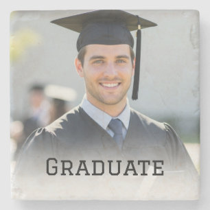 Personalized Graduation Photo Keepsake Memory Gift Stone Coaster