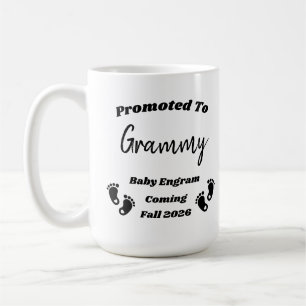 Personalized Grammy Baby Reveal Mug