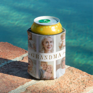 Personalized Grandma Can Cooler   Custom Photos