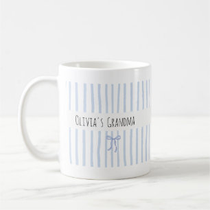 Personalized Grandma Custom Grandchild Name Coffee Mug