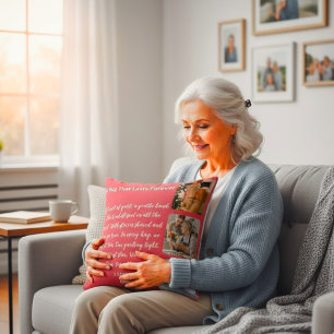 Personalized Grandma Gift - Hug That Lasts Forever Cushion