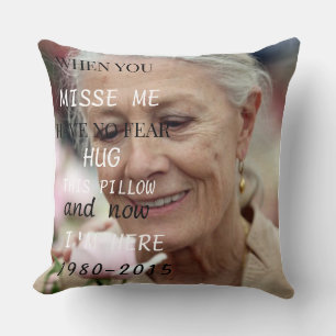 “Personalized Grandma Memorial Pillow