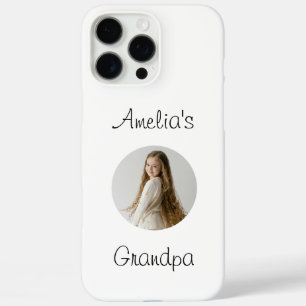 Personalized Grandpa Gift – Grandchild Face -  iPhone 16 Pro Max Case