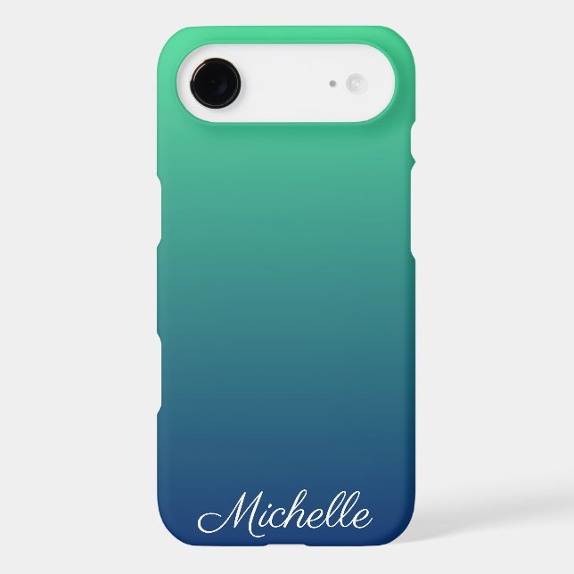 Personalized green and blue ombre (Back)