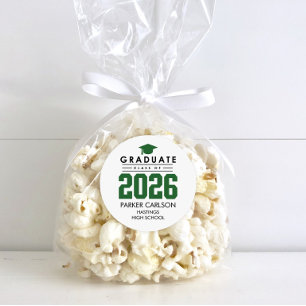 Personalized GreenClass of 2026 Graduation Sticker