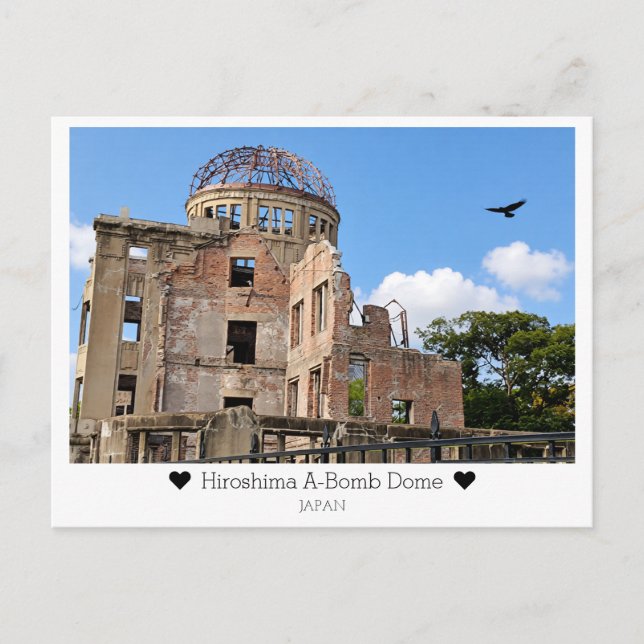 Personalized, Greetings from Hiroshima, Japan Postcard (Front)