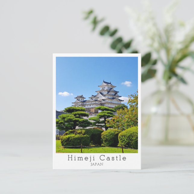 Personalized, Greetings Himeji Castle, Japan Postcard (Standing Front)