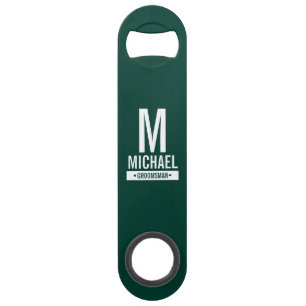 Personalized Groomsman's Monogram and Name