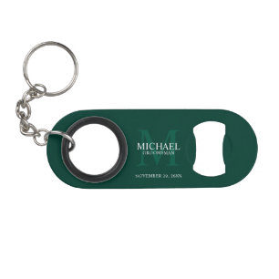 Personalized Groomsman's Monogram and Name