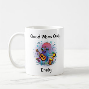 Personalized Groovy Octopus Mug – Retro Hippie