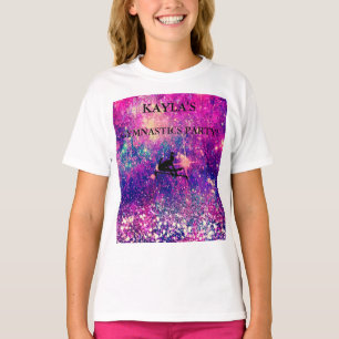 PERSONALIZED GYMNASTICS PARTY T-SHIRT