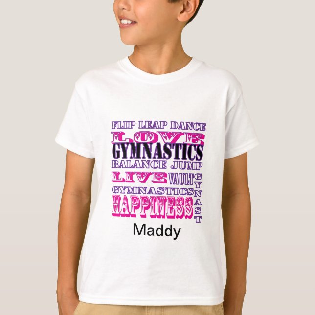 Personalized Gymnastics Shirts (Front)