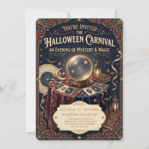 Personalized Halloween Carnival Invitation