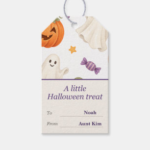 Personalized Halloween Treat Gift Tags