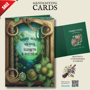 PERSONALIZED HANDFASTING CARD