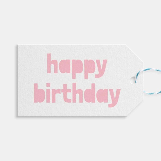 Personalized Happy Birthday Gift tag (Creator Uploaded)