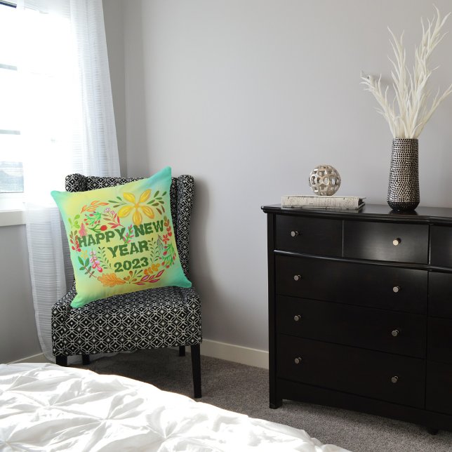 PERSONALIZED HAPPY NEW YEAR 2023  CUSHION (Creator Uploaded)