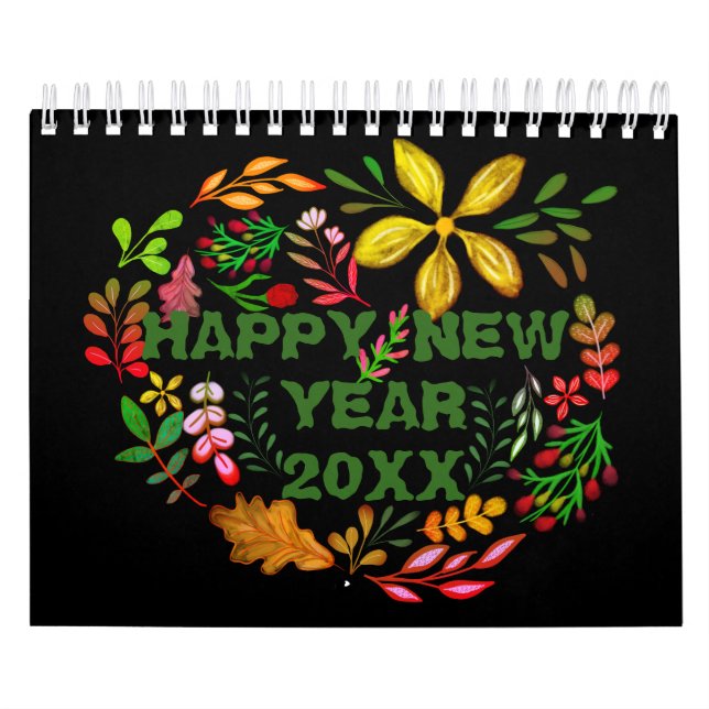PERSONALIZED HAPPY NEW YEAR 20XX CALENDAR (Cover)