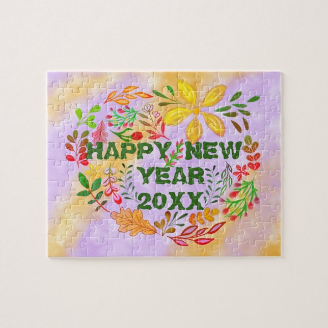 PERSONALIZED HAPPY NEW YEAR 20XX JIGSAW PUZZLE (Horizontal)