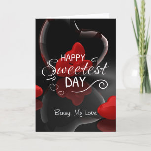 Personalized Happy Sweetest Day with Message  Card