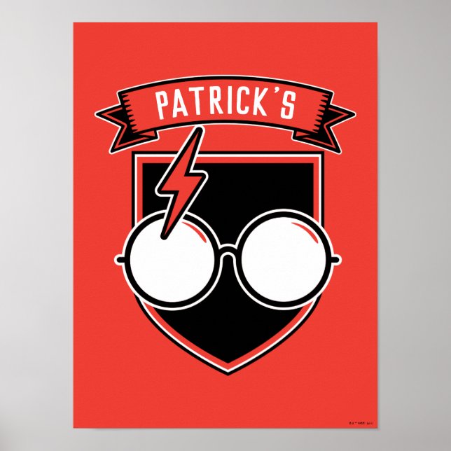 Personalized HARRY POTTER™ Badge Poster (Front)