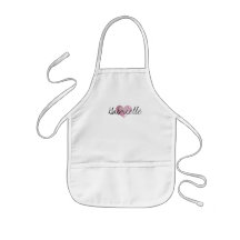 PERSONALIZED HEART apron