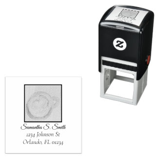 Personalized Heart Coffee Cup Self-inking Stamp