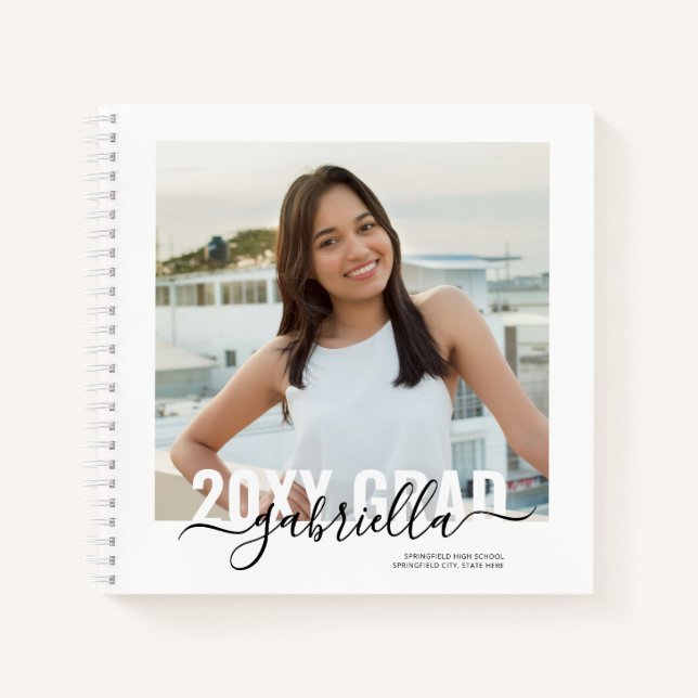 Personalized High School Memories Graduation Notebook (Front)