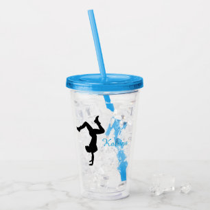 Personalized HipHop Dance Silhouette Tumbler