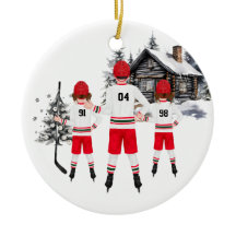 Personalized Hockey Ornament