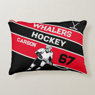 Personalized Hockey Pillow