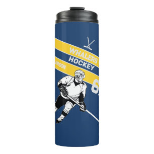 Personalized Hockey Travel Mug