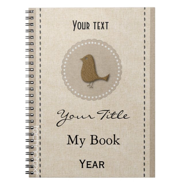 Personalized Holiday Season Vibe Notebook (Front)