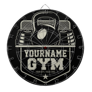 Personalized Home GYM Kettlebell Fitness Trainer  Dartboard
