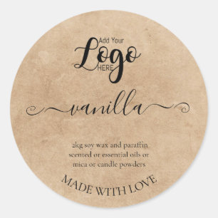 Personalized Homemade Candles Label