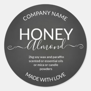 Personalized Homemade Candles Label